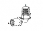 КОЛЯНО АДАПТОР ПРЕС М 26X3/4&quot; PPSU VALSIR ИТАЛИЯ