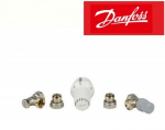 ЪГЛОВ ТЕРМОСТАТИЧЕН К-КТ DANFOSS  1/2&quot; РАДИАТОРЕН + СЕКРЕТЕН + ГЛАВА С О-ПРЪСТЕН/013G2228/