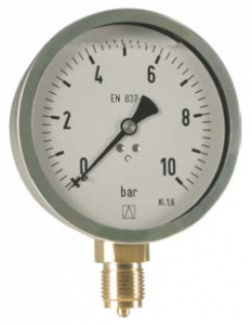 МАНОМЕТЪР РАДИАЛЕН, 0-16 bar, D160, G1/2"