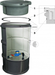 ШАХТА ЗА ВОДОМЕР H=1,1m ЗА ИНСТАЛАЦИИ 3/4&quot; С КАПАК