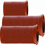 КАНАЛИЗАЦИОННА ТРЪБА PVC С МУФА SN4 D.200x4,9mm L=4 М.