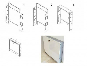 КОЛЕКТОРНА КУТИЯ ЗА ПОДОВО 795 x 575-665 x 110-170 MM
